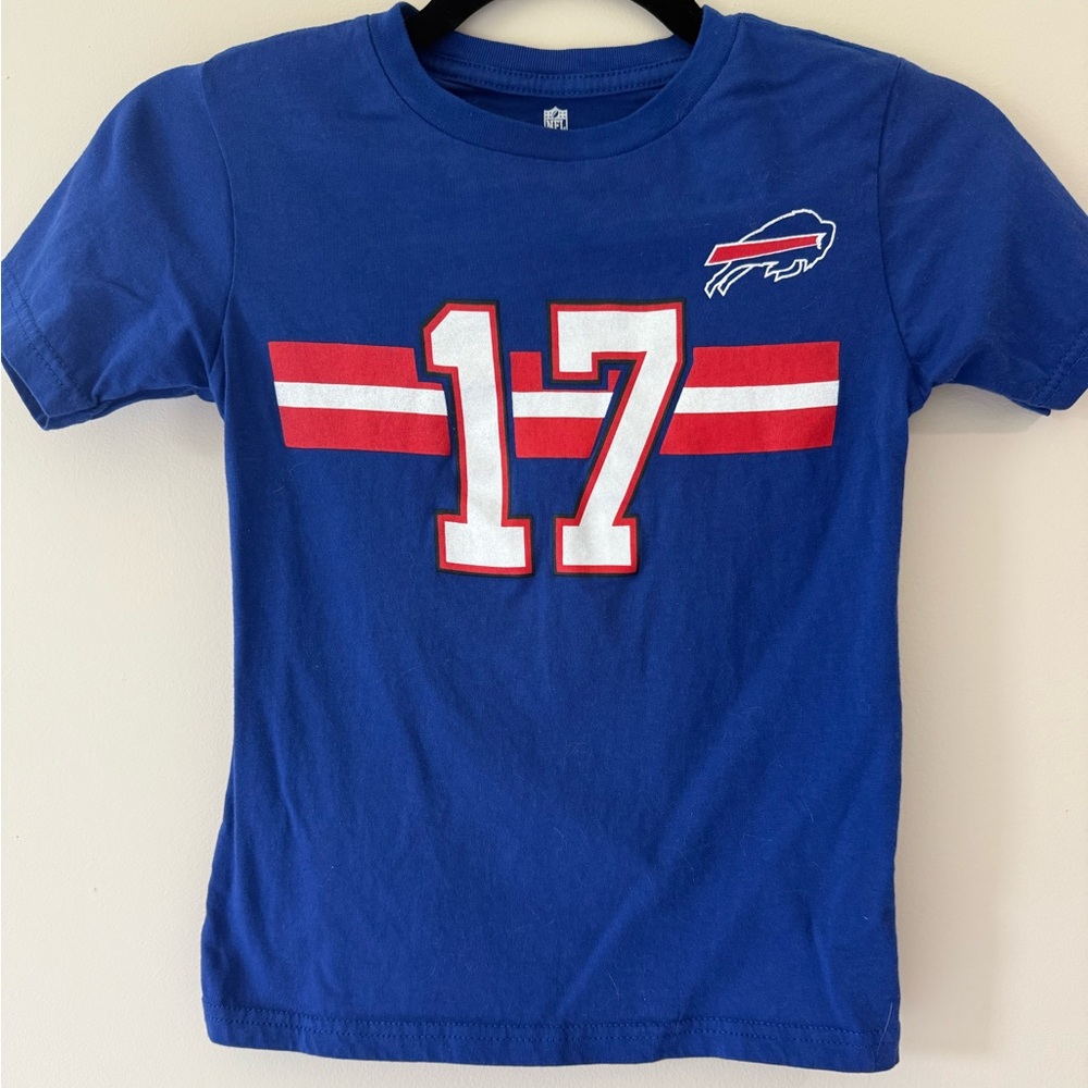 NFL Blue Kids Tee with Red and White Stripes